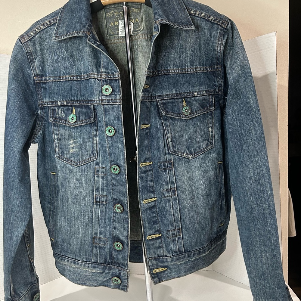 Arizona Jean Company blue jeans Jacket, Size Medium